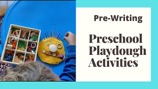 10 Preschool Playdough Activities basic skills [upl. by Ermina]