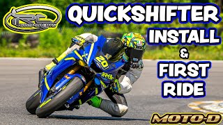 IRC Auto Blip Quickshifter INSTALL  FIRST RIDE INSANE SOUND [upl. by Ynttirb]