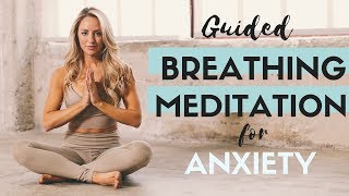 Guided Breathing Meditation for Anxiety Worry Stress Long Deep Breathing [upl. by Ienttirb]