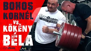 Kőkemény hátedzés Kökény Bélával  Négyszemközt👀  GymBeam [upl. by Ttevy]