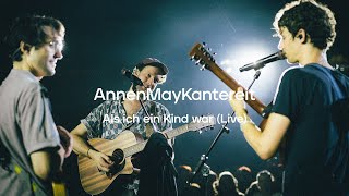 Als ich ein Kind war  AnnenMayKantereit Live in Berlin [upl. by Dorsy]