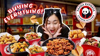 BUYING EVERYTHING IN THE MENU PANDA EXPRESS EDITION [upl. by Thorn817]