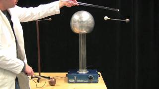 MIT Physics Demo  Inducing Dipoles with a Van de Graaff Generator [upl. by Machutte]