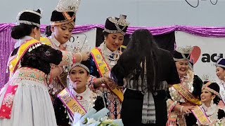 crowning moment for Miss Hmong Sheboygan court Niam Nkauj Ntsuab Sheboygan [upl. by Luce474]