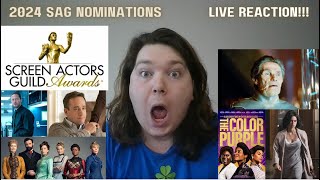 2024 SAG Nominations  LIVE REACTION [upl. by Yardna525]