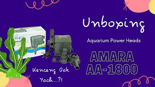 Unboxing Power Heads Amara AA1800 Kenceng Gak Yach [upl. by Noiramaj976]