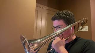 202425 TMEA AllState Jazz Tenor Trombone Etude 2 [upl. by Drucill]