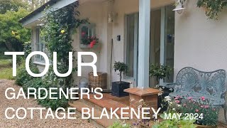 Cottage Tour of Gardeners Cottage Blakeney England cottage cottagetour englishcottage [upl. by Cinimod]