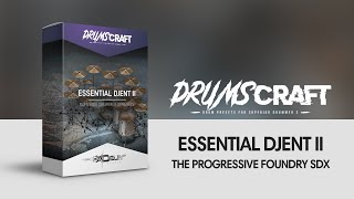 Superior Drummer 3 Presets  DRUMSCRAFT Essential Djent II [upl. by Ahsocin]