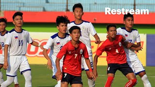 Laos vs Philippines Live Stream AFF U16 Youth Championship 2024 Commentary Score [upl. by Ardied]