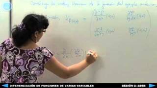 Diferenciación de Funciones de Varias Variables  Sesión 2 3255 [upl. by Lillian]