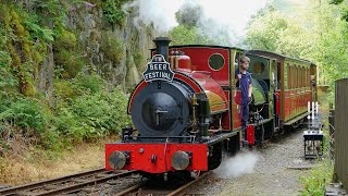 Corris Railway Falcons No 10 and No 3 Team Up  Talyllyn Railway  Anything Goes Gala 2024 [upl. by Enileda349]