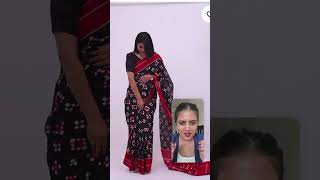 Wear Sari in 1 minute🤩 [upl. by Menell]