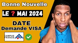 Les demandes de visa ont déjà commencé Quelle est la date de demande de visa France [upl. by Lleynad701]