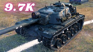 T110E4  97K Damage 8 Kills World of Tanks Replays [upl. by Wennerholn]