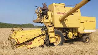 New Holland Clayson 1520 8ft 6 header [upl. by Eicart771]