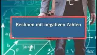 Rechnen mit negativen Zahlen [upl. by Zulch]