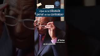 ¿Qué es la cláusula penal en los contratos  Lex Civil [upl. by Neilson554]