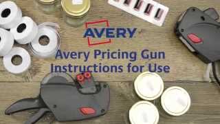 Avery Pricing Gun Instructions [upl. by Kay]