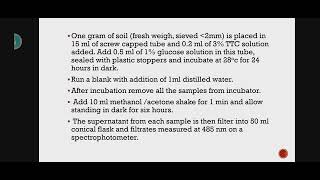 Dehydrogenase enzyme activity of soil  Microbial activity [upl. by Magdalen360]