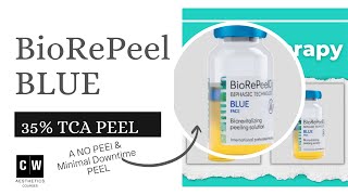 BioRePeel a 35 TCA Peel for Aestheticians Safe all year for all skin types [upl. by Davina]