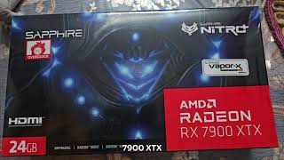 HUGE GRAPHICS CARD UPGRADE Sapphire 7900xtx Nitro Unboxing [upl. by Nara]