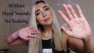 ASMR  30 Minutes of Hand Sounds NO TALKING  Background ASMR for Studying [upl. by Vivyanne]