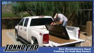 How to Install a Tonno Pro Hard Fold Tonneau Cover [upl. by Nauqyt315]