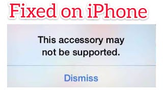 iphone says this accessory may not be supported [upl. by Thomey]