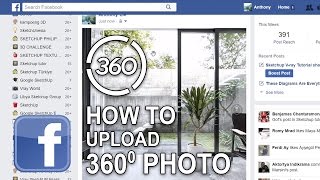 How to Upload 360 Photo on Facebook Tutorial VR Virtual Reality  Properties Edit [upl. by Ahsataj377]