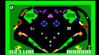 Intellivision Pinball  1983 [upl. by Papagena]