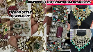 International Designer’s Jewellery Wholesaler Luxury Fusion Moissanite Polki TyaaniKundan Jewellery [upl. by Dinnie]