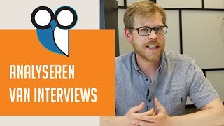 Interviews analyseren voor je scriptie hoe doe je dat [upl. by Arec]