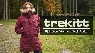 Inside Look Fjallraven Womens Nuuk Parka [upl. by Rawley]