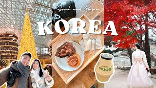 Korea Winter Trip 🇰🇷  7 days in Seoul amp Busan exploring hidden gems cafés ☕🎄 vlog [upl. by Adnahsar720]