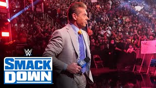 Mr McMahon welcomes the WWE Universe home SmackDown July 16 2021 [upl. by Adnilrem]