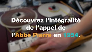 Archive exclusive  l’appel de l’Abbé Pierre   Extrait archives M6 Video Bank [upl. by Ahsiryt115]