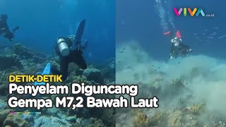 MENCEKAM Gempa M 72 di Dasar Laut Banda Terekam Kamera Penyelam [upl. by Bourn]