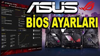 ASUS Anakart Bios Ayarları ve Yaşanan Sorunlar [upl. by Jordana]