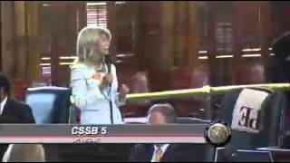 SB5001Wendy Davis Opening Remarks [upl. by Huckaby181]