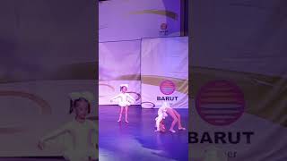 Dynamic Circus Stage Young Gymnasts Showcase Agility [upl. by Nollaf]