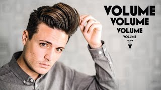 How To Build Long Lasting Hair Volume  5 Volume Hair Tips  Mens Hairstyle Tutorial  BluMaan 2017 [upl. by Sakhuja]