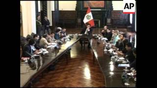 President Garcia asks Mexican police to help fight Mexican drug traffickers [upl. by Annoda]