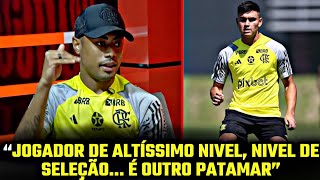 SE IMPRESSIONOU APÓS 1° TREINO JUNTOS BRUNO HENRIQUE ELOGIA ALCARAZ E OUTROS REFORÇOS DO FLAMENGO [upl. by Bevin]