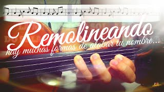 Remolineando hay muchas formas de alabar su nombre  notas y partitura para violín [upl. by Lleuqram199]