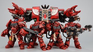 【开盒分享】JOYTOY暗源 战锤WARHAMMER 40K 圣血天使 暴烈无畏机甲仲裁者Blood Angels Furioso Dreadnought [upl. by Donella]