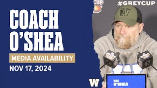 Coach OShea  November 17 [upl. by Nugent]