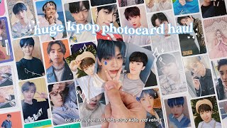 huge kpop photocard haul ✯ txt soobin seventeen nct bts amp more  mercari japanbuyee [upl. by Assin487]