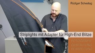 Walimex Striplight Aufbau und Test [upl. by Yelsha]