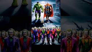 Hulk and Thor vs ghost and jokers vs ironman [upl. by Alex]